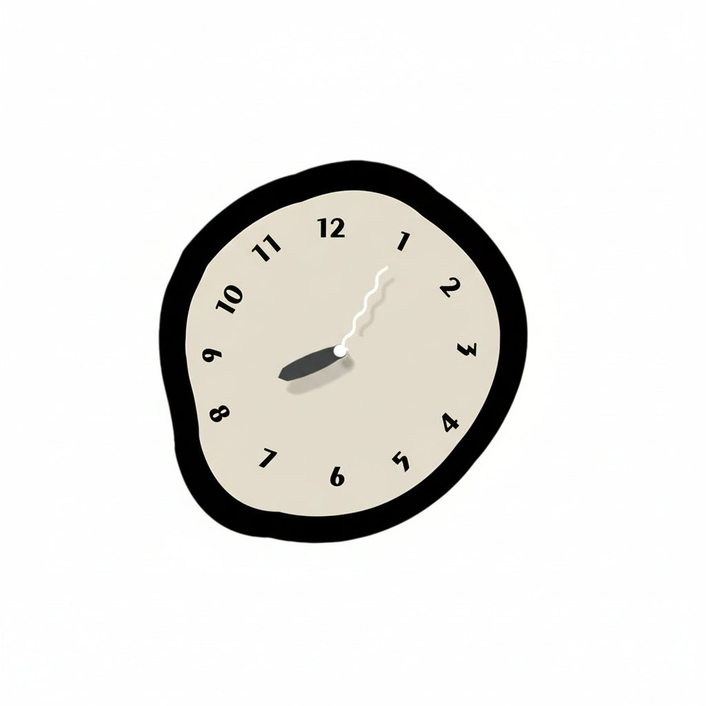 FREEFORM Irregular Wall Clock