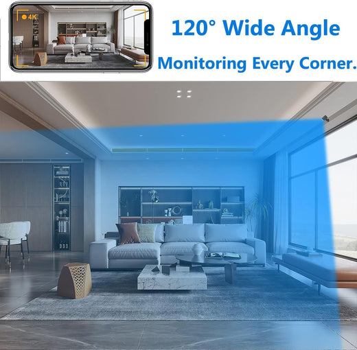 Indoor Security Camera, 1080P Full HD WiFi Camera with Night Vision & Motion Detection