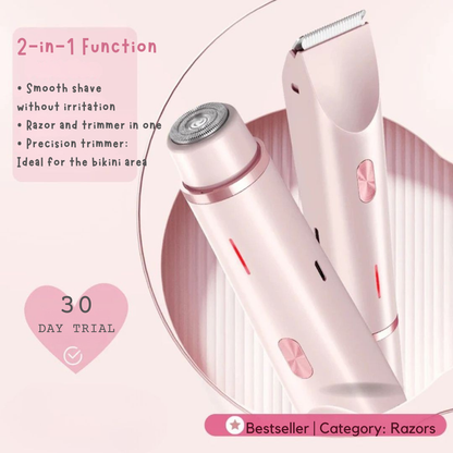 Electric Cordless Intimate Shaver, Wet & Dry