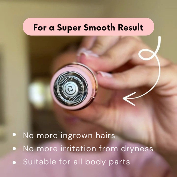 Bikini Trimmer for Women, Cordless Wet & Dry Electric Shaver with 2-in-1 Heads, IPX7 Waterproof