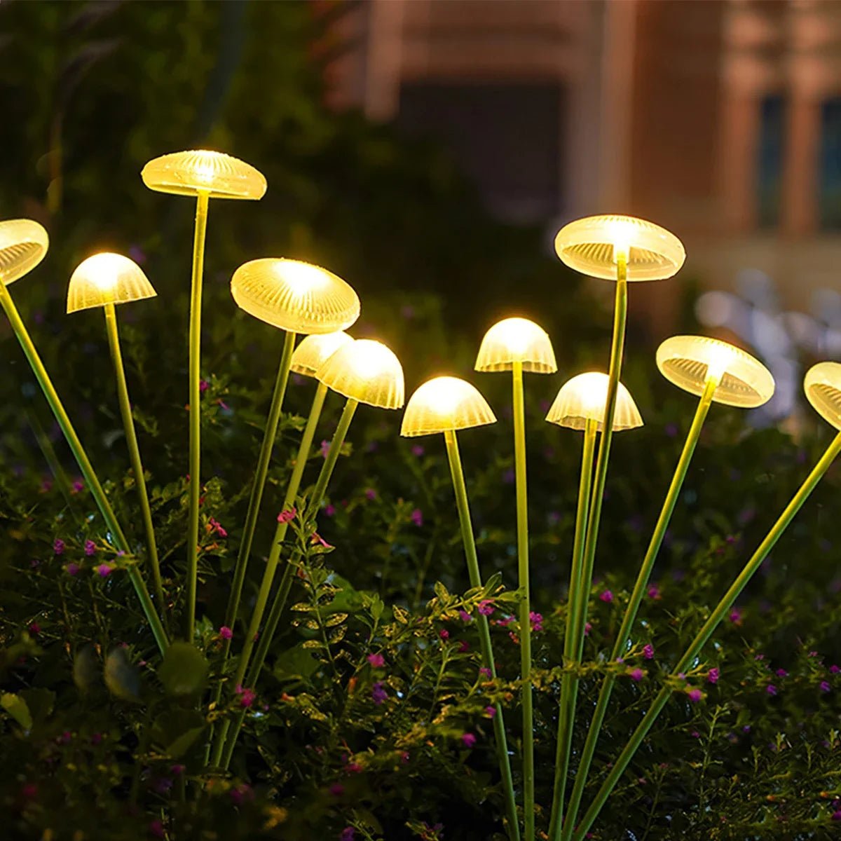 GARTENPERLE Solar Jellyfish Mushroom Garden Light