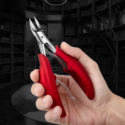 Stainless Steel Toenail Clippers for Thick Nails, Curved Blades