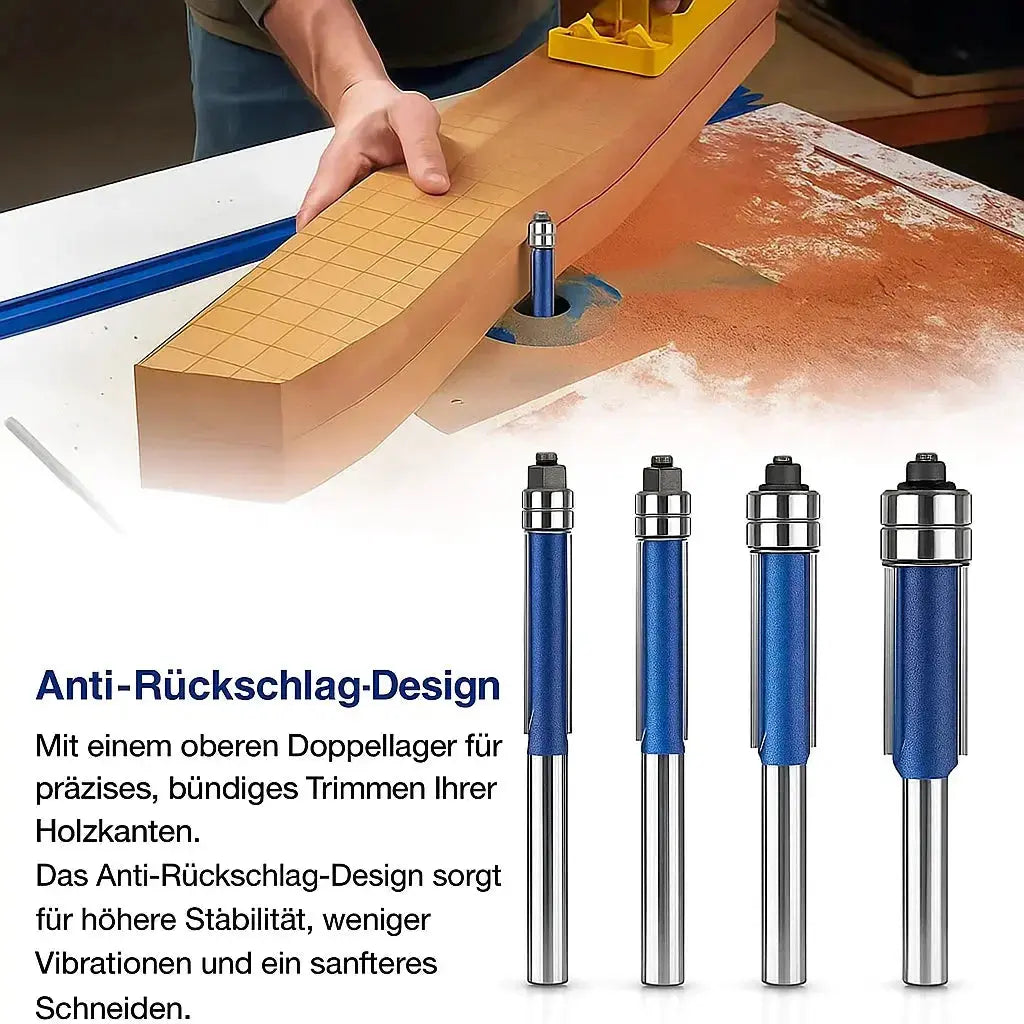 Edge Deburring & Polishing Tool Set, 4 Pieces