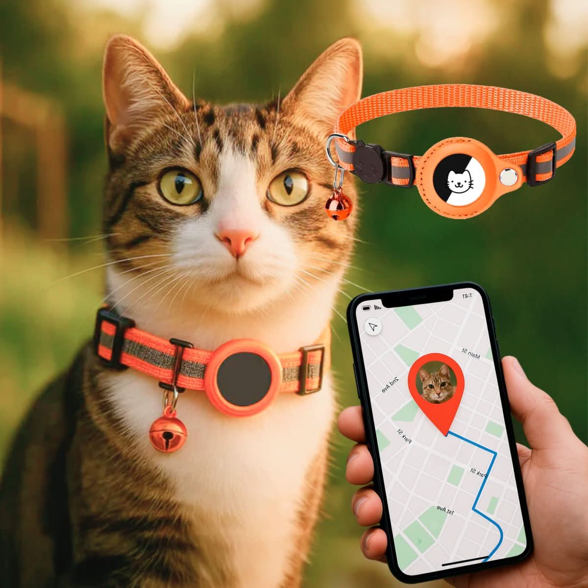 CATGUARD GPS Collar for Cats lifestyle image 3