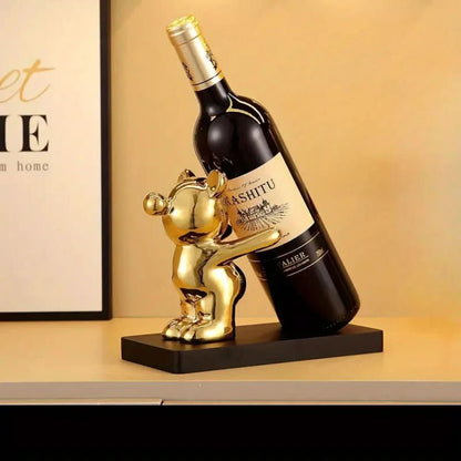 BEARWINE Rack Playful Ceramic Wine Rack