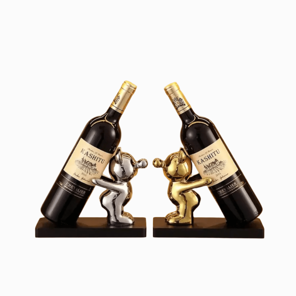 BEARWINE Rack Playful Ceramic Wine Rack