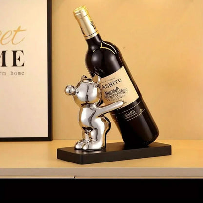 BEARWINE Rack Playful Ceramic Wine Rack
