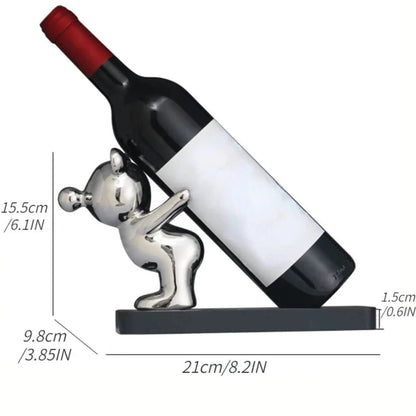 BEARWINE Rack Playful Ceramic Wine Rack