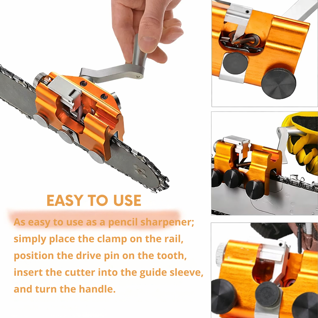 Manual Chainsaw Chain Sharpener