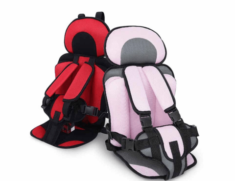 Kids' Car Seat, 5-Point Harness, Breathable & Adjustable