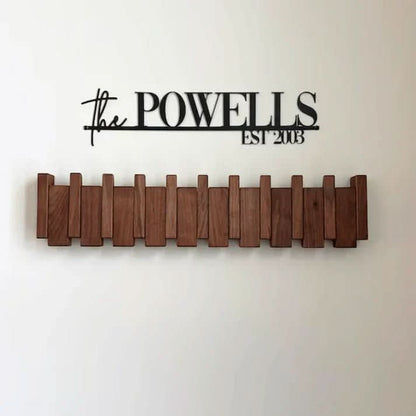 HARMONYCOAT Wall Rack Artistic Wooden Coat