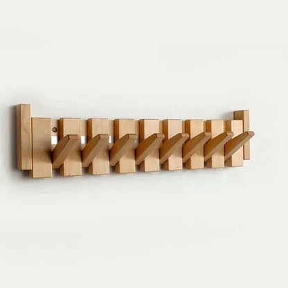 HARMONYCOAT Wall Rack Artistic Wooden Coat