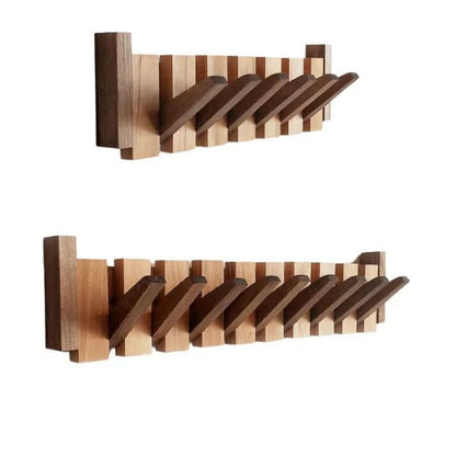 HARMONYCOAT Wall Rack Artistic Wooden Coat