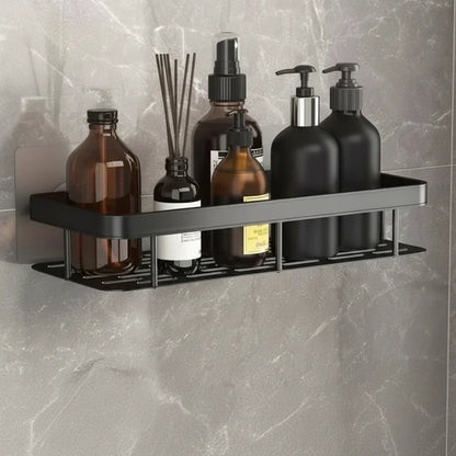 Self-Adhesive Bathroom Shelf, No Drilling & Stainless Steel