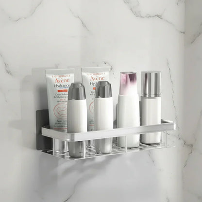 Self-Adhesive Bathroom Shelf, No Drilling & Stainless Steel