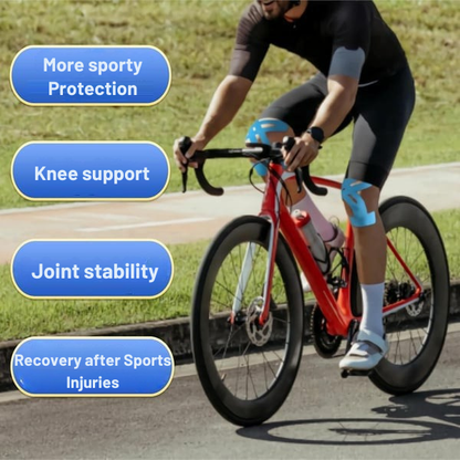 Pre-Cut Kinesiology Tape for Knee Support, Breathable