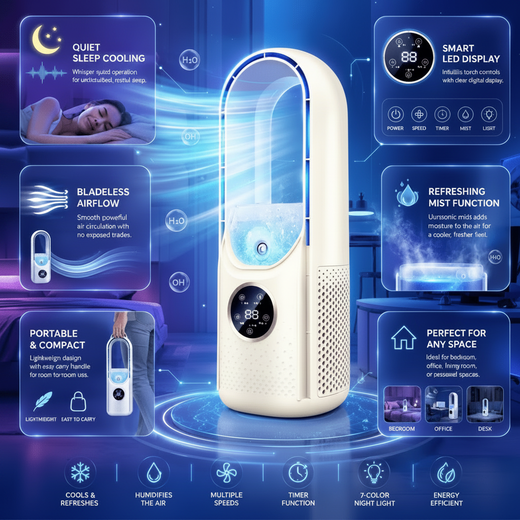 BREEZA Nova Quiet Bladeless Air Cooler