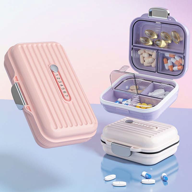 MediSafe Mini Portable Pillbox
