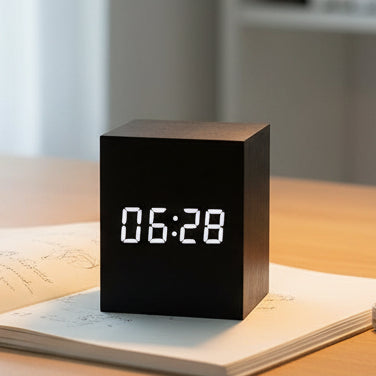 TIMECUBE Compact Mini LED Digital Alarm