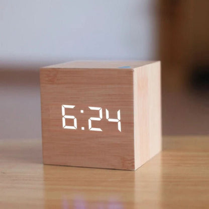 TIMECUBE Compact Mini LED Digital Alarm