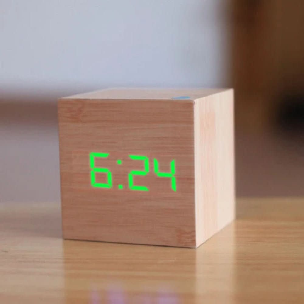 TIMECUBE Compact Mini LED Digital Alarm