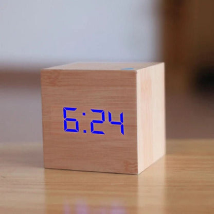 TIMECUBE Compact Mini LED Digital Alarm