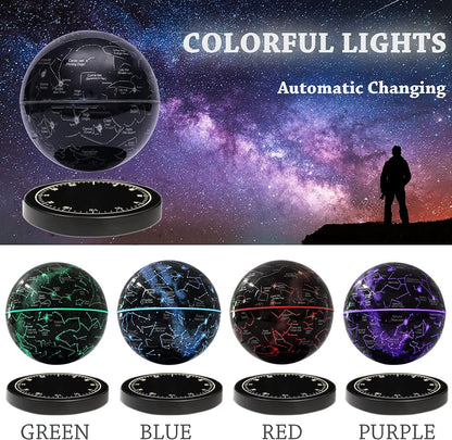 Rotating Floating Constellation Lamp, Magnetic Levitation