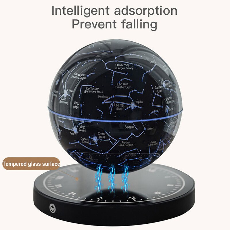 Rotating Floating Constellation Lamp, Magnetic Levitation