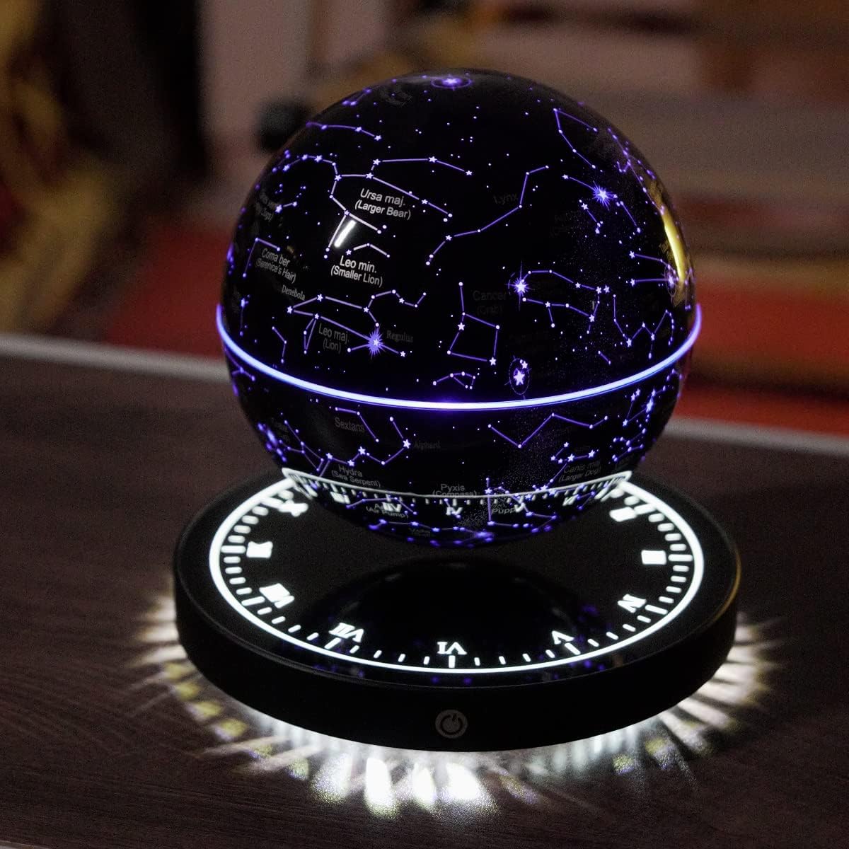 Rotating Floating Constellation Lamp, Magnetic Levitation
