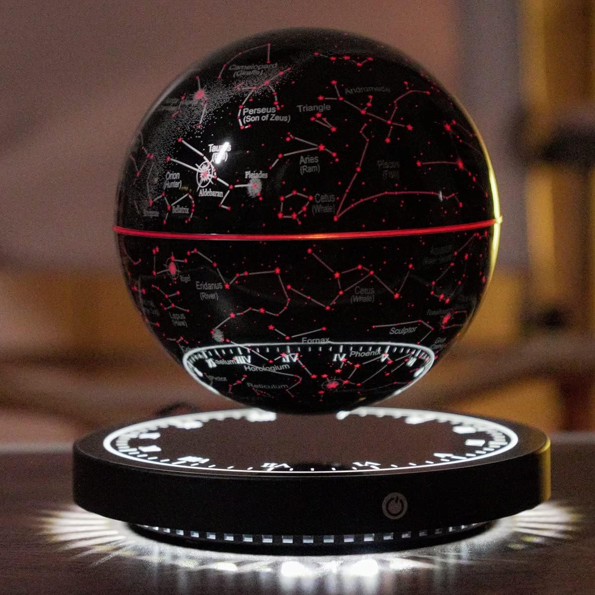 Rotating Floating Constellation Lamp, Magnetic Levitation