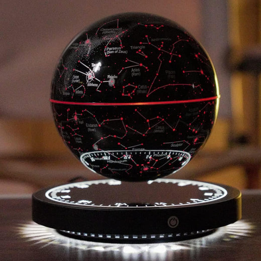 Levitating Constellation Lamp, Rotating Floating Star Map Globe with Magnetic Levitation