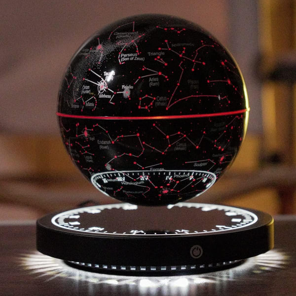 Levitating Constellation Lamp, Rotating Floating Star Map Globe with Magnetic Levitation