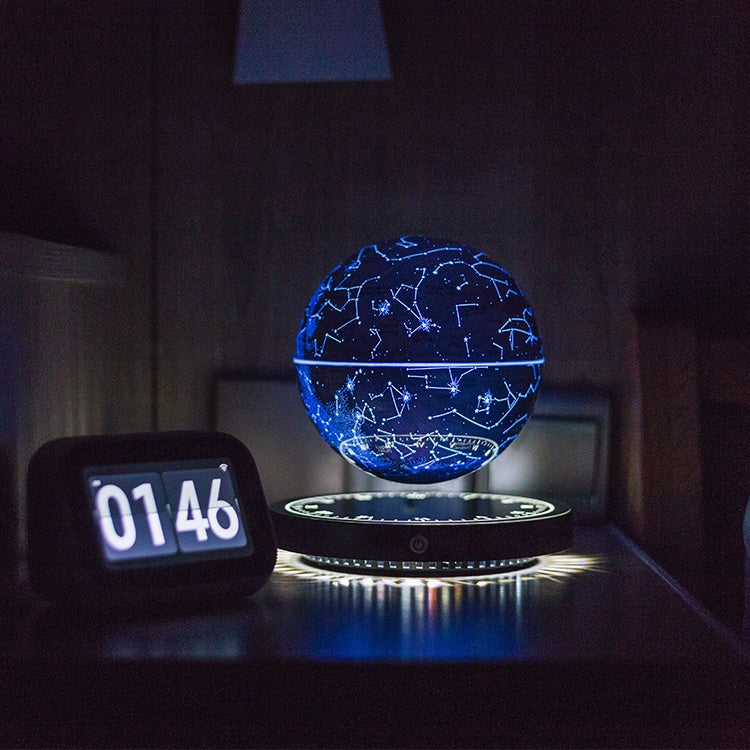Rotating Floating Constellation Lamp, Magnetic Levitation