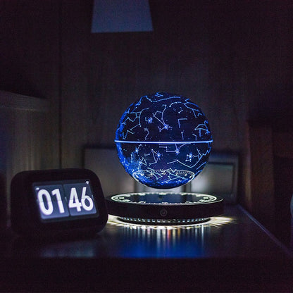 Rotating Floating Constellation Lamp, Magnetic Levitation