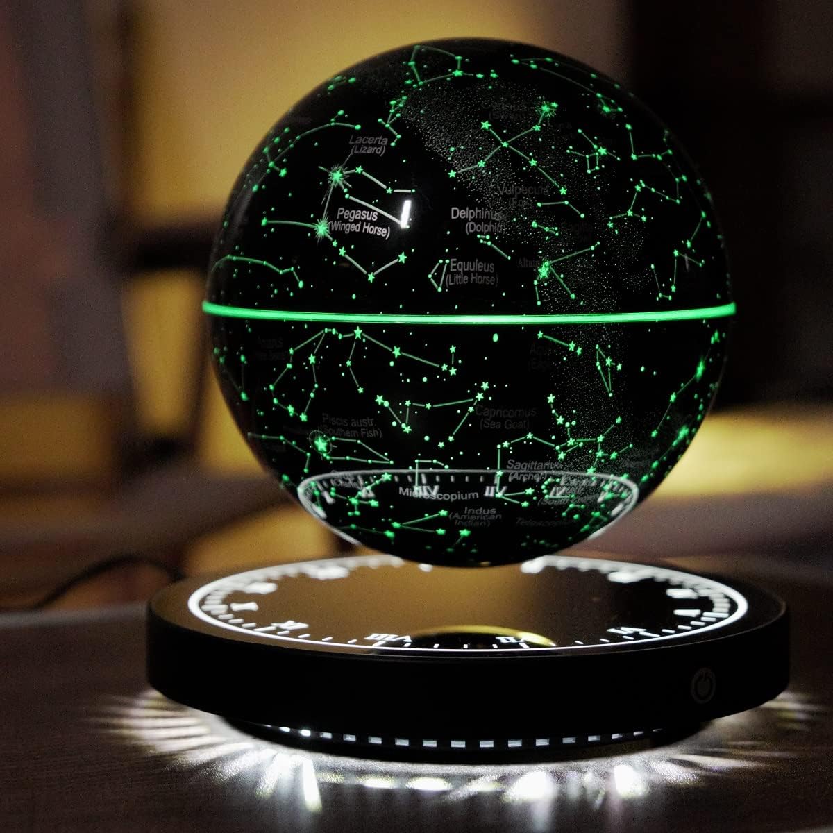 Rotating Floating Constellation Lamp, Magnetic Levitation