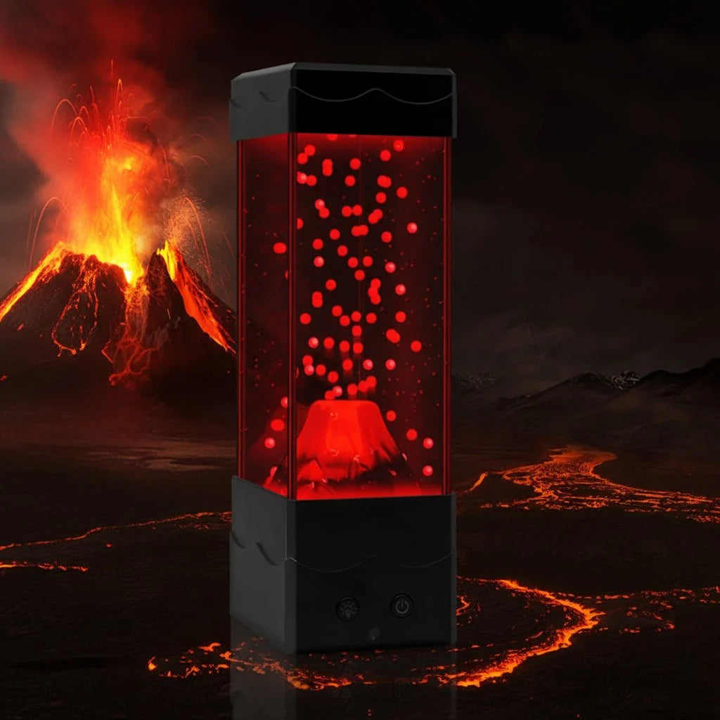 VULCALIGHT Volcano Lamp 7-color Night Light