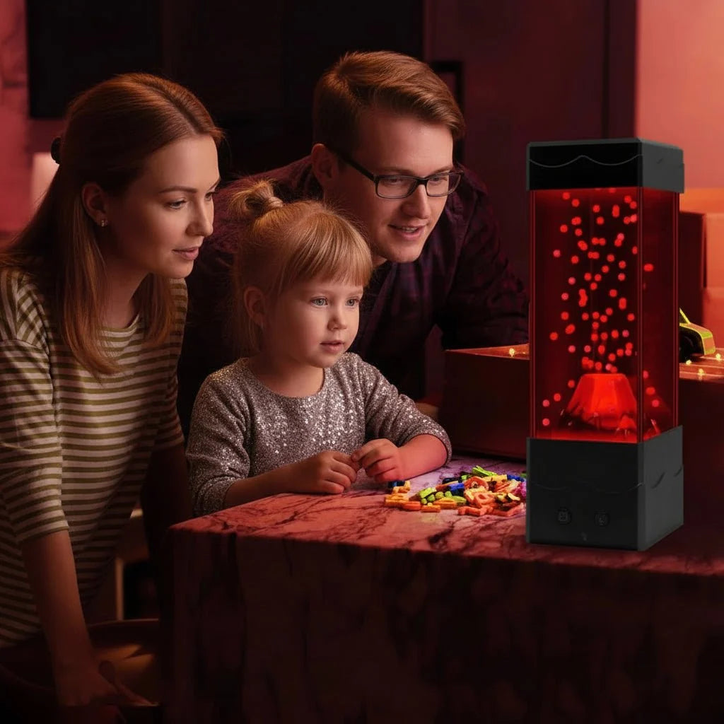 VULCALIGHT Volcano Lamp 7-color Night Light