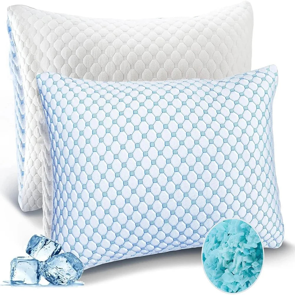CLOUDREST Adjustable Cooling Sleep Pillow