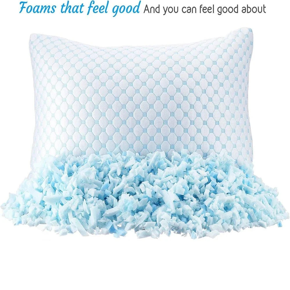 CLOUDREST Adjustable Cooling Sleep Pillow