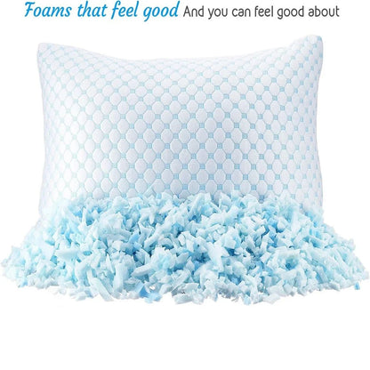 CLOUDREST Adjustable Cooling Sleep Pillow