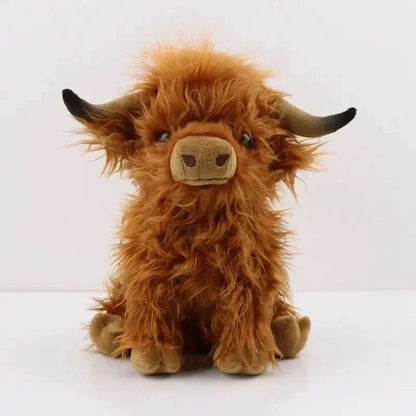 CUDDLY HIGHLAND Cow Soft Plush Toy