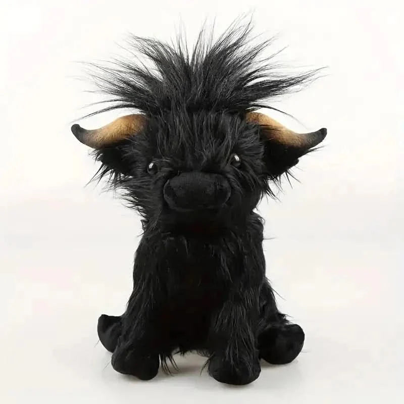 CUDDLY HIGHLAND Cow Soft Plush Toy
