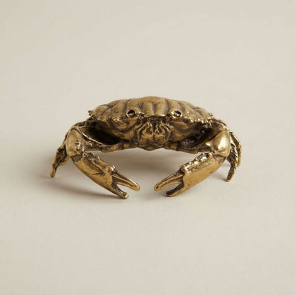 SEAVIEW Brass Crab Figurine
