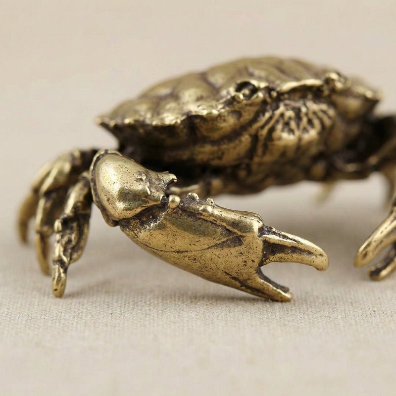 SEAVIEW Brass Crab Figurine