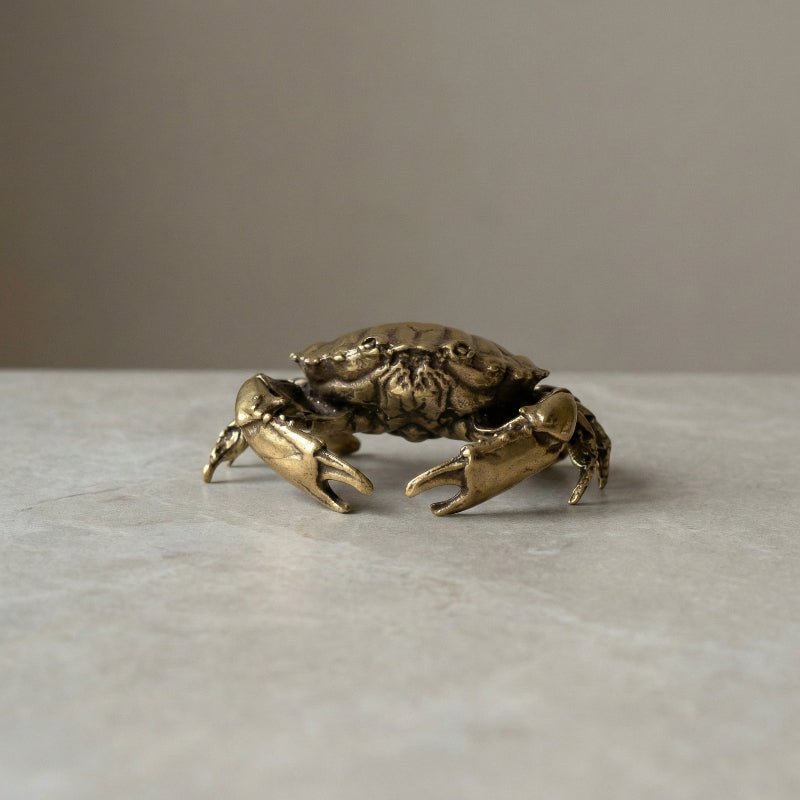 SEAVIEW Brass Crab Figurine