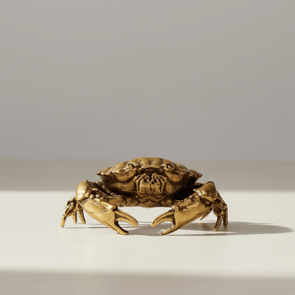SEAVIEW Brass Crab Figurine
