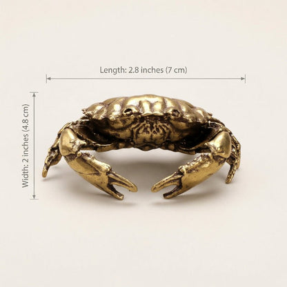 SEAVIEW Brass Crab Figurine