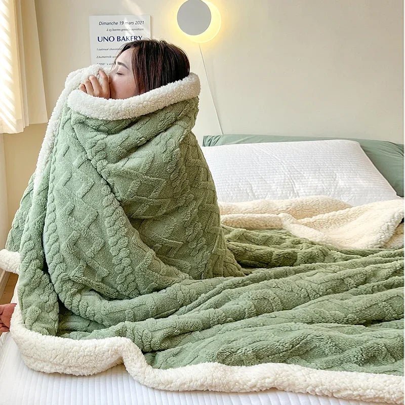 WARMVEL Cozy Wool Blanket