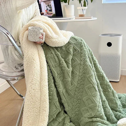 WARMVEL Cozy Wool Blanket