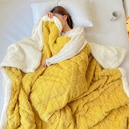 WARMVEL Cozy Wool Blanket